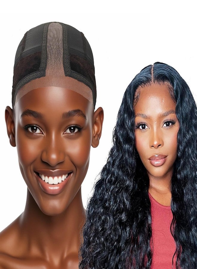 Labhairs Wig Grip Cap for Women - Non Slip, Adjustable Wig Caps Holds Glueless Wigs Securely in Place, Reusable Cap with Headband for Lace Front Wigs, One Size Fits All (Brown) - Image 1